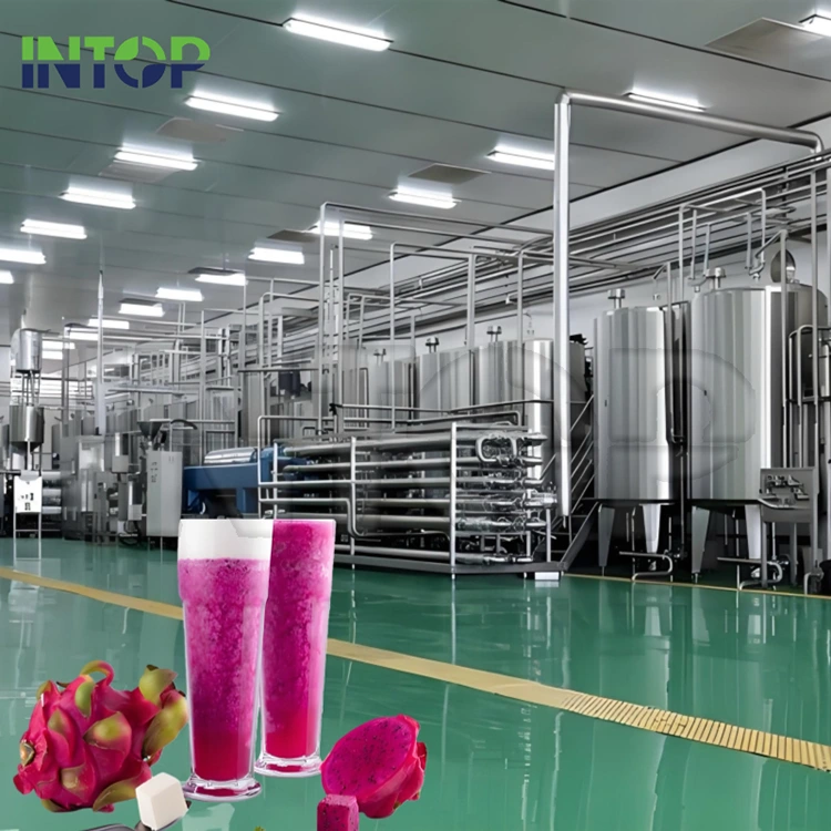 Dragon Fruit Juice -tuotantolinja